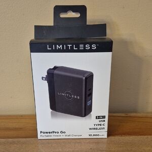 Limitless PowerPro Go 3-in-1 Wireless Charger - USB Type-C